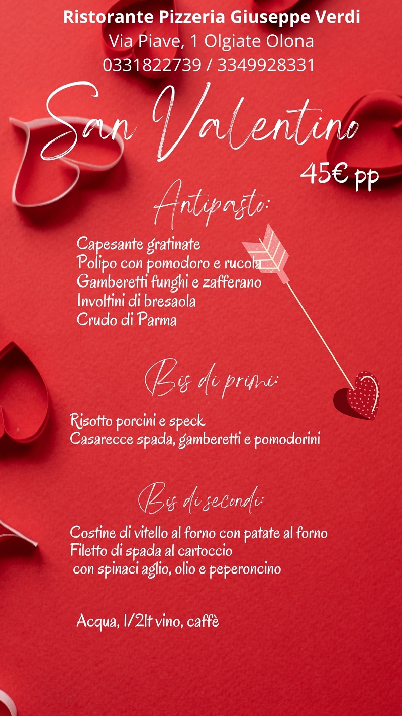 ristorante san valentino olgiate olona