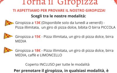 Continua la promozione giropizza!