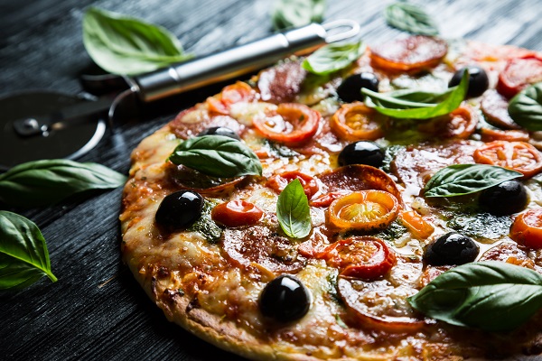 Pizza gourmet.